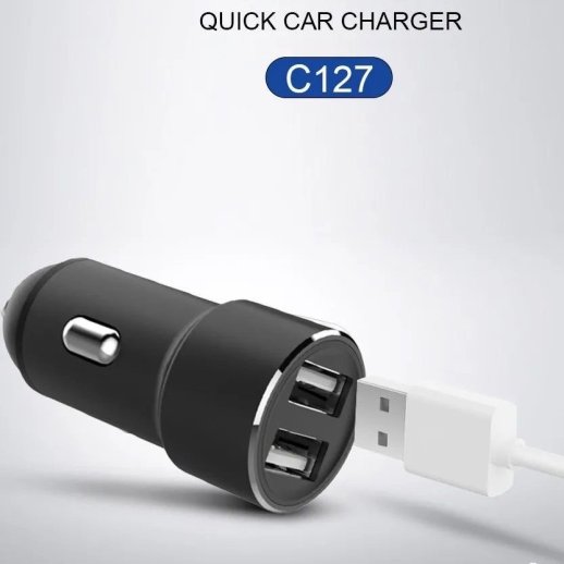 Автомобільний зарядний пристрій WUW C127 2 USB 2.1A FAST CHARGING