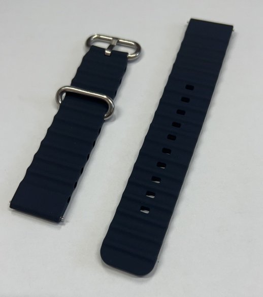 Ремінець для Xiaomi Amazfit Bip Ocean Design 22mm Black(1)