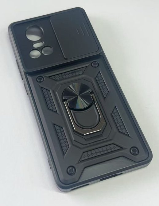 Armor Case With Curtain for Oppo Reno10 5G Чорний