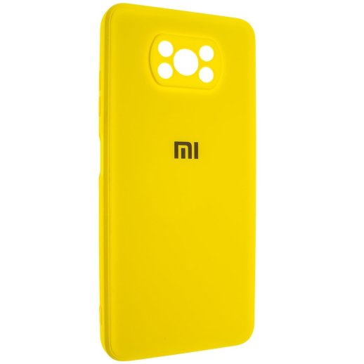Задня накладка CAMERA FULL Silicone Case XIAOMI POCOPHONE X3