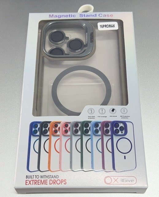 Чехол Magnetic Stand and Magsafe Apple Iphone 16 ProMax Siera Blue