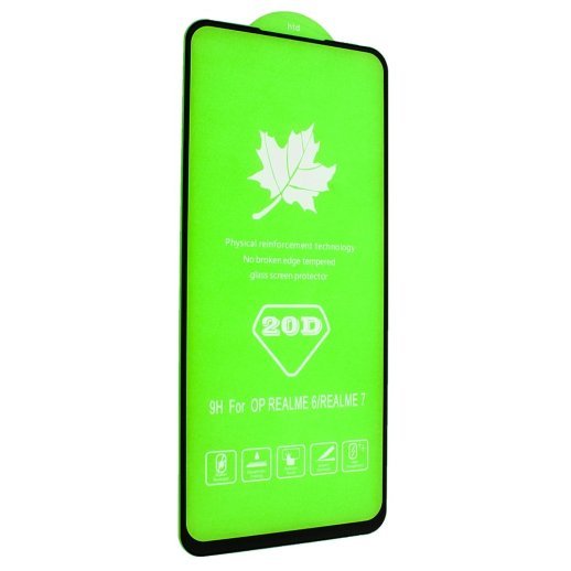 Захисне скло 20D REALME 7 5G ЧОРНИЙ