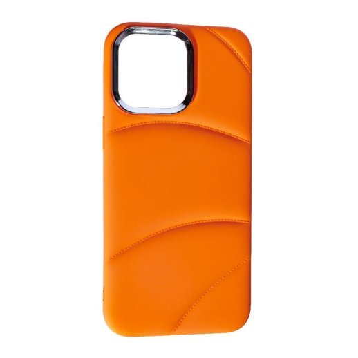 Силікон Soft Puffer для Apple iPhone 15 Pro Max Orange