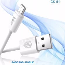 Кабель USB INKAX CK-51 2.1A USB - Lightning 1 метр