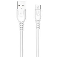 Кабель USB WUW X166 USB - micro USB 2A 1М БІЛИЙ (500)