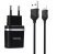 Мережевий зарядний пристрій HOCO C12 Smart 2*USB 2.4A + кабель USB - Lightning, чорний