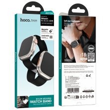 Ремінець HOCO AS104 для APPLE WATCH 42мм | 44мм | 45мм | 49мм, чорний