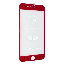 Захисне скло 6D ORIGINAL для APPLE IPHONE 7 PLUS | 8 PLUS ЧЕРВОНИЙ