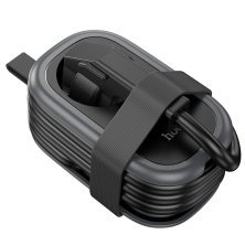 Мережевий подовжувач Hoco NS7 PD 20W 2*USB + Type-C + Розетка, 1.00 метр, чорний