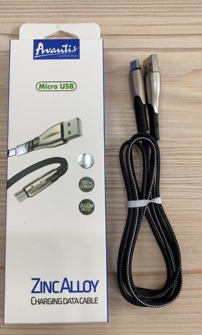 USB Cable Avantis AC-60m Zinc Alloy Micro