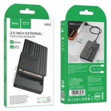 Кишеня для жорстких дисків HOCO HB55 USB3.0 2.5-inch SATA, чорний