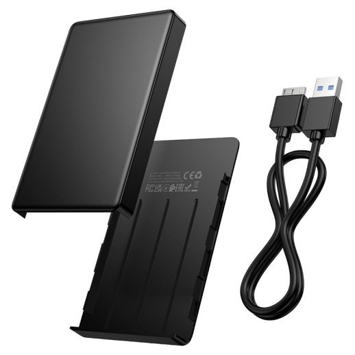 Кишеня для жорстких дисків HOCO HB55 USB3.0 2.5-inch SATA, чорний
