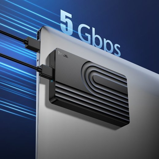 Кишеня для жорстких дисків HOCO HB55 USB3.0 2.5-inch SATA, чорний