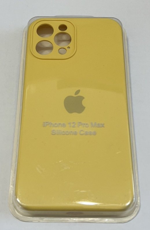 Чохол Silicone Case Copy Apple iPhone 12 Pro Max Square Mellow Yellow, 14