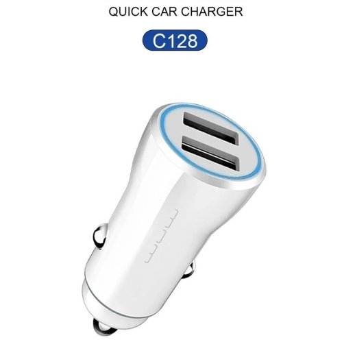 Автомобільний зарядний пристрій WUW C128 2 USB 2.1A FAST CHARGING