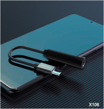 Аудіо перехідник WUW X106 Type-C - jack 3.5 мм (70)