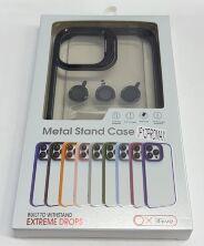 Чехол Metal Stand Case Apple Iphone 12 ProMax Black 4