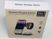 Бездротовий зарядний пристрій Magsafe Y9 3in1 Black