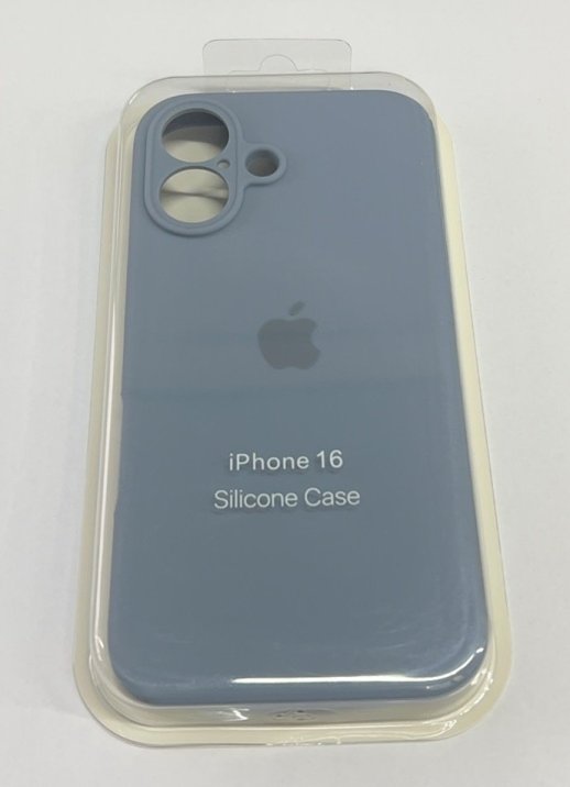 Чехол Silicone Case Copy Apple iPhone 16 Square Sierra Blue 53