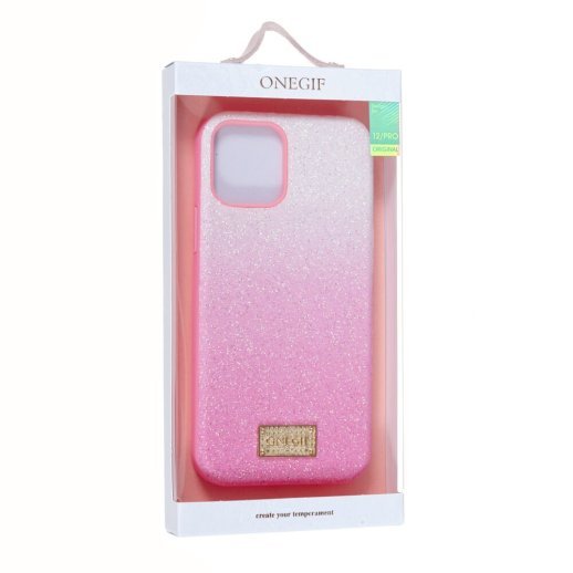 Накладка One Gif Gradient для Apple iPhone 12 / 12 Pro Pink