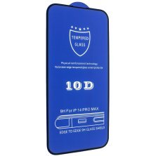 Захисне скло 10D для APPLE iPhone 14 PRO MAX | 15 PLUS | 16 PLUS ЧОРНИЙ