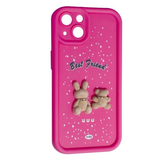 Силікон Best Friend для Apple iPhone 15 Rose