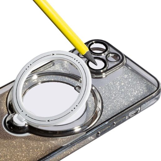 Накладка TPU With Stand для Apple iPhone 13 Silver