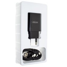 Мережевий зарядний пристрій INKAX CD-46 2.4A + USB кабель LIGHTNING