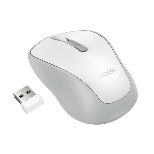 Мишка бездротова HOCO GM41 Exciting dual-mode business wireless mouse, білий