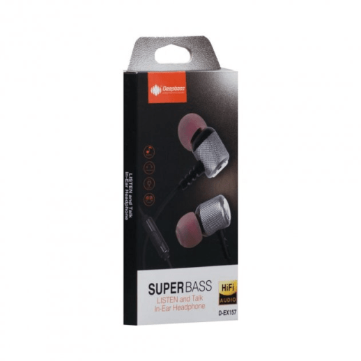 Навушники Deepbass D-EX157 Grey