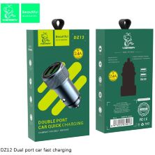 Автомобільний зарядний пристрій DENMEN DZ12 2.4A 2USB