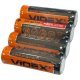 Батарейка AA сольова VIDEX R6P 1.5V, 4 штуки