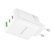 Мережевий зарядний пристрій BOROFONE BN32 2*Type-C PD 65W + USB QC3.0, білий
