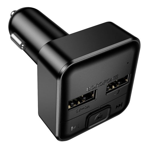 FM Модулятор BOROFONE BC63 з підтримкою швидкого заряджання Bluetooth / гучномовець