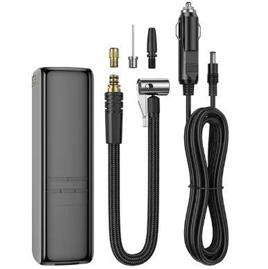 Автомобільний насос-компресор BOROFONE FC1, ЧОРНИЙ