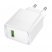 Мережевий зарядний пристрій HOCO CS111A Lounge single-port 22.5W multi-protocol charger, білий