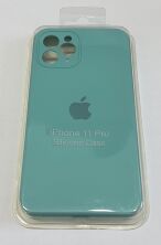 Чохол Silicone Case Copy Apple iPhone 11 Pro Square Mist Blue, 03