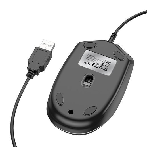 Мишка провідна BOROFONE BG10 Soaring game luminous wired RGB