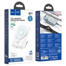Power Bank HOCO Q11 3в1 PD 20W 10000mah з бездротовою зарядкою