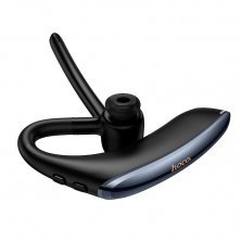 Бездротова Bluetooth-моно-гарнітура HOCO E90 Liya ENC noise reduction BT headset, ЧОРНИЙ