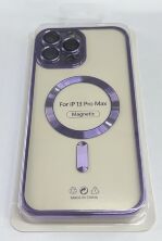 Case Magsafe With Frame for Apple Iphone 13 ProMax Light Purple