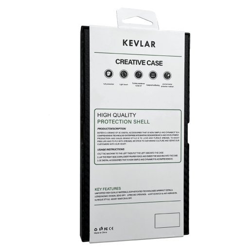 Чохол Kevlar Carbon with MagSafe для Apple iPhone 17 Pro Max Black