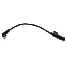 Аудіо перехідник WUW X107 Type-C - jack 3.5 мм + зарядка телефона