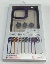 Чехол Metal Stand Case Apple Iphone 12 ProMax Deep Purple 5