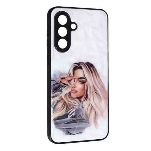 Накладка Prisma Ladies New для Samsung A56 Girl in a hoodie