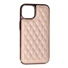 Накладка Puloka Leather Case для Apple iPhone 14 Plus Pink Sand