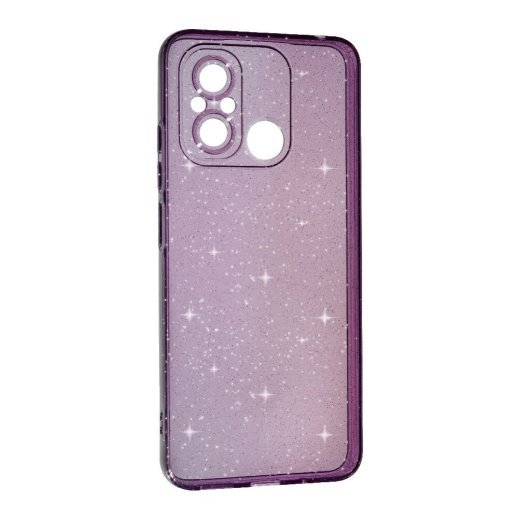 Силікон Clear Shine для Xiaomi Redmi 12C Violet