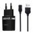 Мережевий зарядний пристрій HOCO C12 Smart 2*USB 2.4A + кабель USB - MicroUSB, чорний