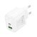 Мережевий зарядний пристрій HOCO CS54A TYPE-C PD 20W + USB QC 3.0, білий