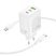 Мережевий зарядний пристрій BOROFONE BN32 PD 65W (2×USB-C + 1×USB-A) + кабель Type-C - Type-C, EU
